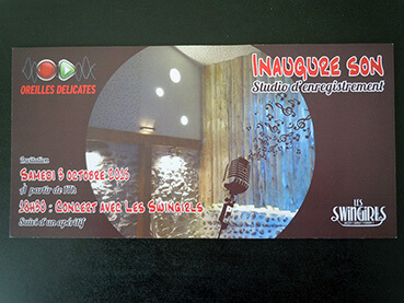 Carton d'invitation Oreilles Délicatese