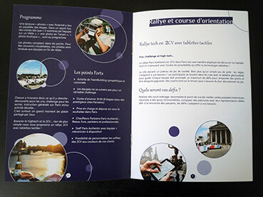 Livret d'information Paris Athentic intérieur