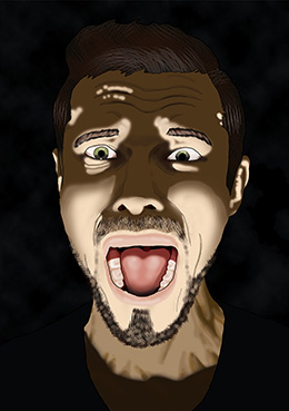 Illustration Cri d'effroi